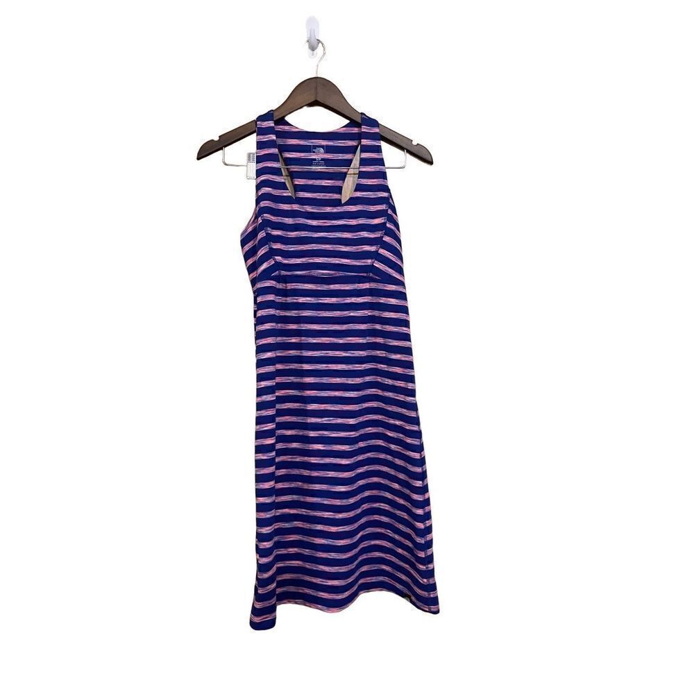 The North Face Blue Pink Athletic Tank Dress Women Small